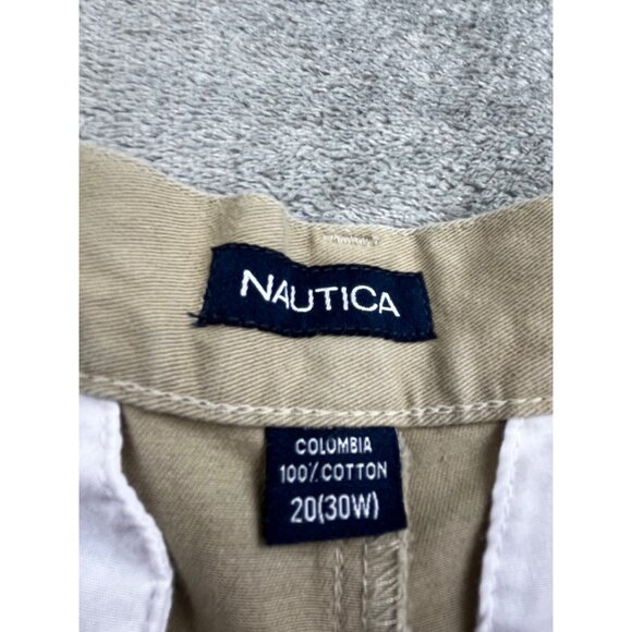 Nautica Womens Size 20 Classic Fit Khaki Pants CF-N83 High Rise W28 L29 - Picture 3 of 15